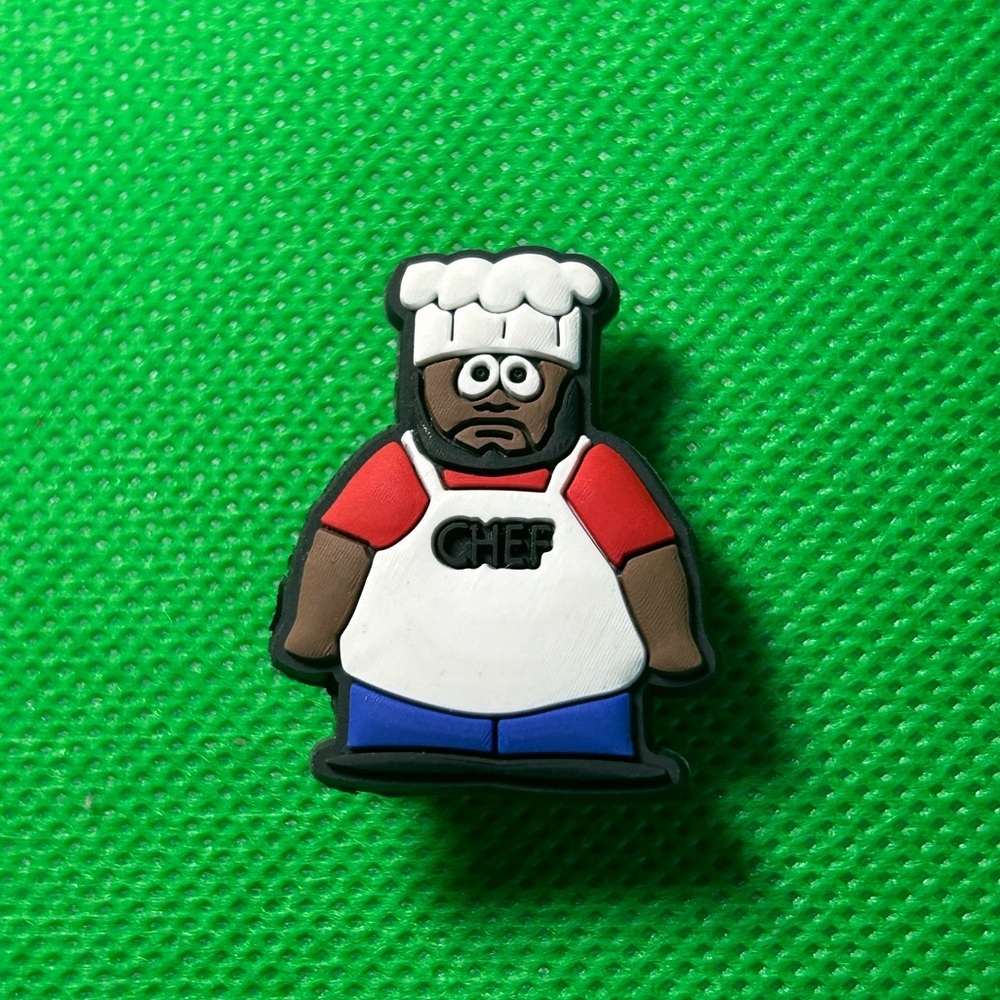 🌼 (5/$10 or 10/$15) NEW “South Park” Fun Croc Shoe Charm Collection Chef